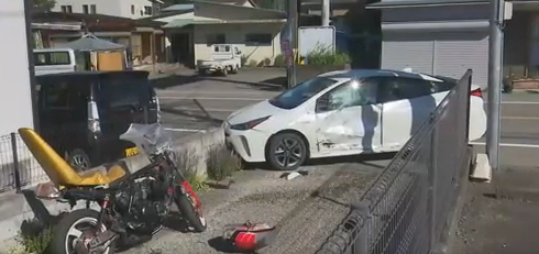 山口竜己の経歴がヤバい「社会人デビュー」山梨県でパトカー追跡で無免許運転死亡事故現場