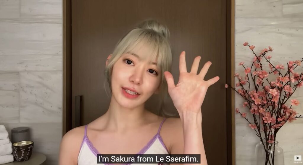 LESSERAFIMのSAKURA(宮脇咲良)すっぴん写真!メイク動画も公開